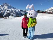 The mascot Snowli