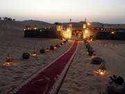 The camp in the desert