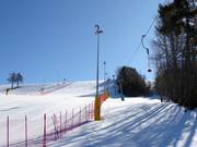 Ski slope and ski lift Petersberg