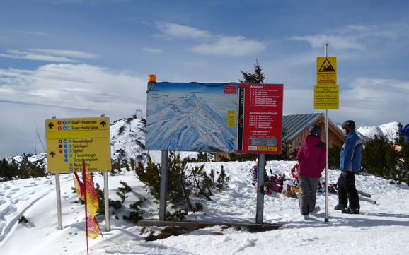 Lake Traunsee: orientation within ski resorts – Orientation Feuerkogel – Ebensee