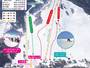 Trail map Mont Deus Hidakuraiyama Snow Park