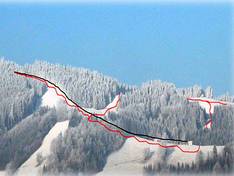 Trail map Glasenberg – Maria Neustift