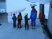 Ski course in the ski resort