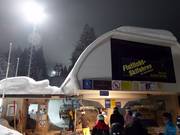 Night skiing