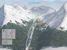 Trail map Cerro Martial