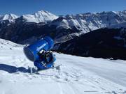 Snowmaking at the Glarr ski lift