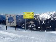 Detailed signage for each individual slope