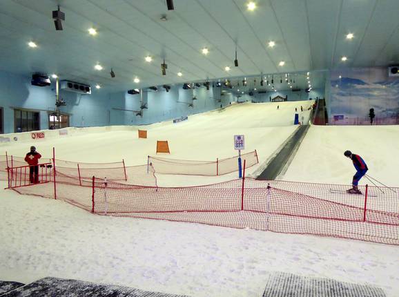 View over the ski hall Ski Egypt