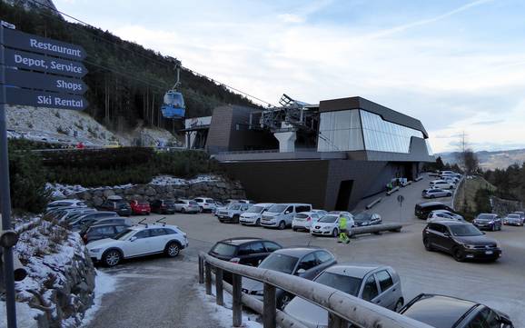 Seiser Alm: access to ski resorts and parking at ski resorts – Access, Parking Alpe di Siusi (Seiser Alm)