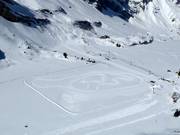 Titlis SnowXpark Trübsee with snowmobile riding