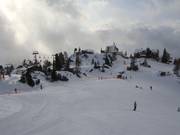 Mountain station of the Rofan cable car lift and huts