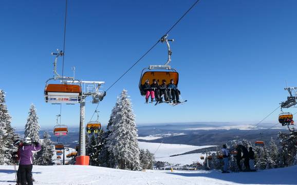 Ústí nad Labem Region (Ústecký kraj): size of the ski resorts – Size Klínovec (Keilberg)