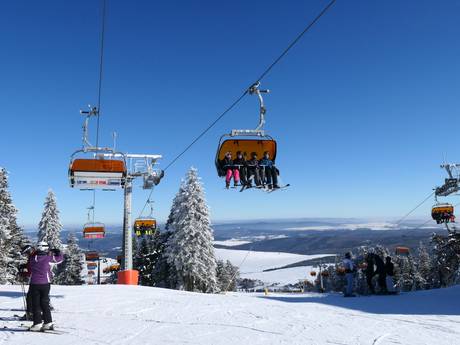 Ore Mountains (Erzgebirge): size of the ski resorts – Size Klínovec (Keilberg)