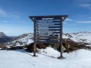 Slope signage in Hemsedal