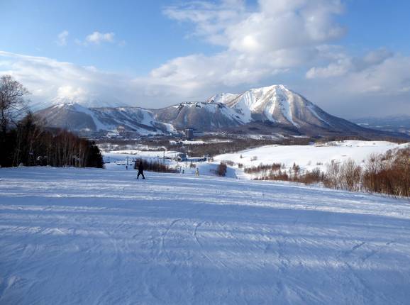 Slopes on East Mt. with a view of West Mt.