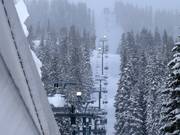 Night skiing