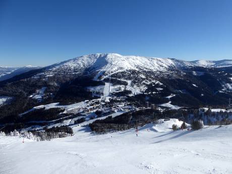 Gurktal Alps: size of the ski resorts – Size Katschberg