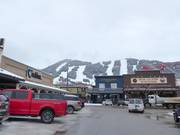 View from Jackson (Wyoming) of the Snow King Mountain ski resort