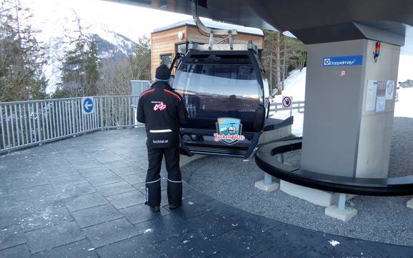 Lechtal: Ski resort friendliness – Friendliness Jöchelspitze – Bach