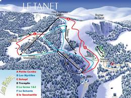 Ski resort Le Tanet