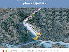 Trail map Vučići – Ogulin