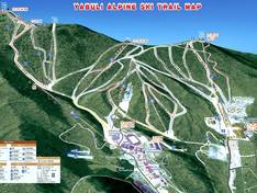Trail map Yabuli