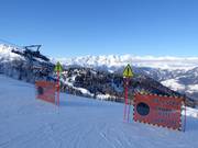 Start of the difficult slope Little Grizzly