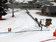 Easy slope with conveyor belt in Tournaboup
