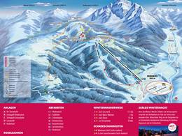 Trail map Serles – Mieders