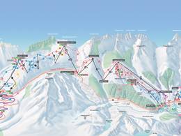 Trail map Andermatt/Oberalp/Sedrun