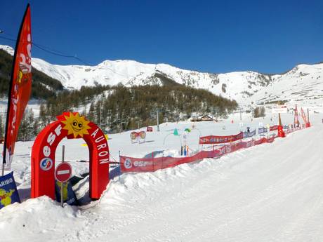 Family ski resorts Nice – Families and children Auron (Saint-Etienne-de-Tinée)