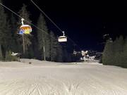 Night skiing
