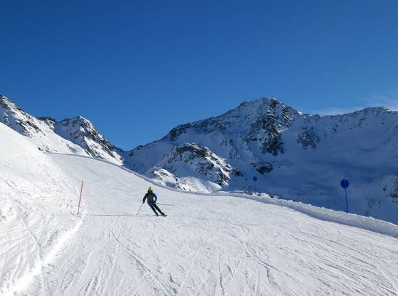 Furglerblick run with a view of the Furgler 3,004 m