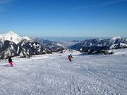 Panorama slopes at the summit