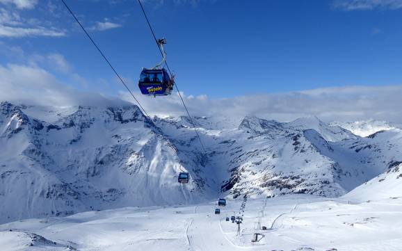 Highest base station in Skigastein – ski resort Sportgastein