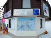 Slope map at the valley station Svoboda nad Úpou