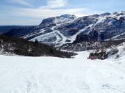 View of the slopes of Hemsedal