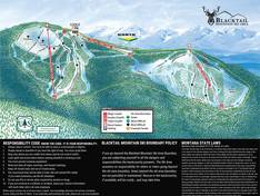Trail map Blacktail Mountain