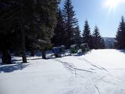 The snow cannons are waiting for their next use