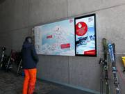 Information board at the mountain station