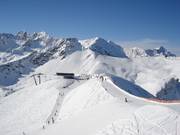 View over the ski area towards Kanzelwand