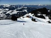 Difficult slope from the Hohe Salve