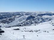 View from Hovdalshovda over Geilohovda to Kikuttoppen