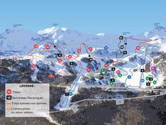 Trail map Les Monts d'Olmes