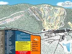 Trail map Greek Peak