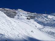 Very steep slope Kletterwand