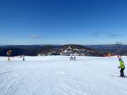 Summit run with panoramic views