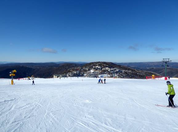 Summit run with panoramic views