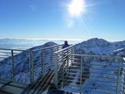 Viewing platform on Lomnický štít at 2634 m 