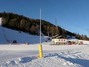 Snowmaking in the Cima Piazzi ski area